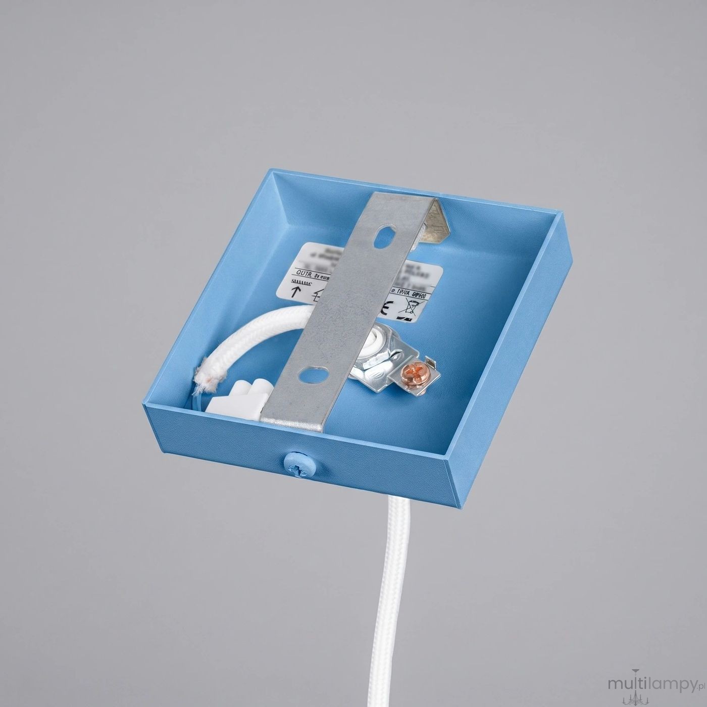 Karbon 1 lampa wisząca GU10 błękitna SL.2337