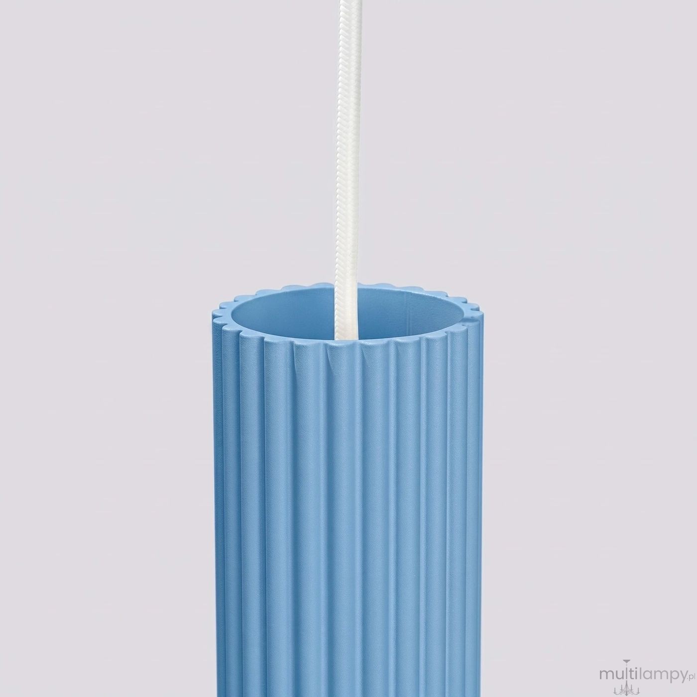 Karbon 1 lampa wisząca GU10 błękitna SL.2337