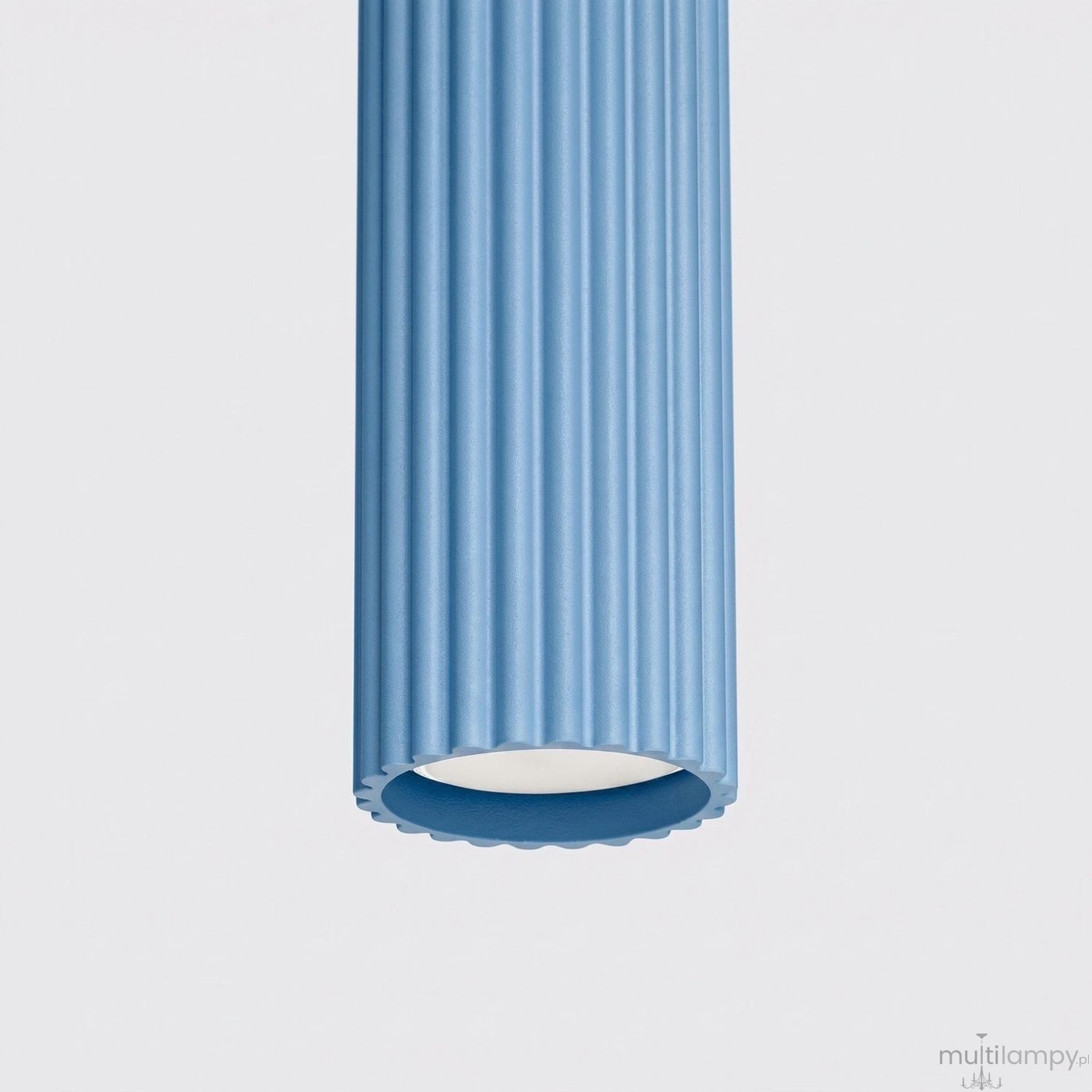 Karbon 1 lampa wisząca GU10 błękitna SL.2337