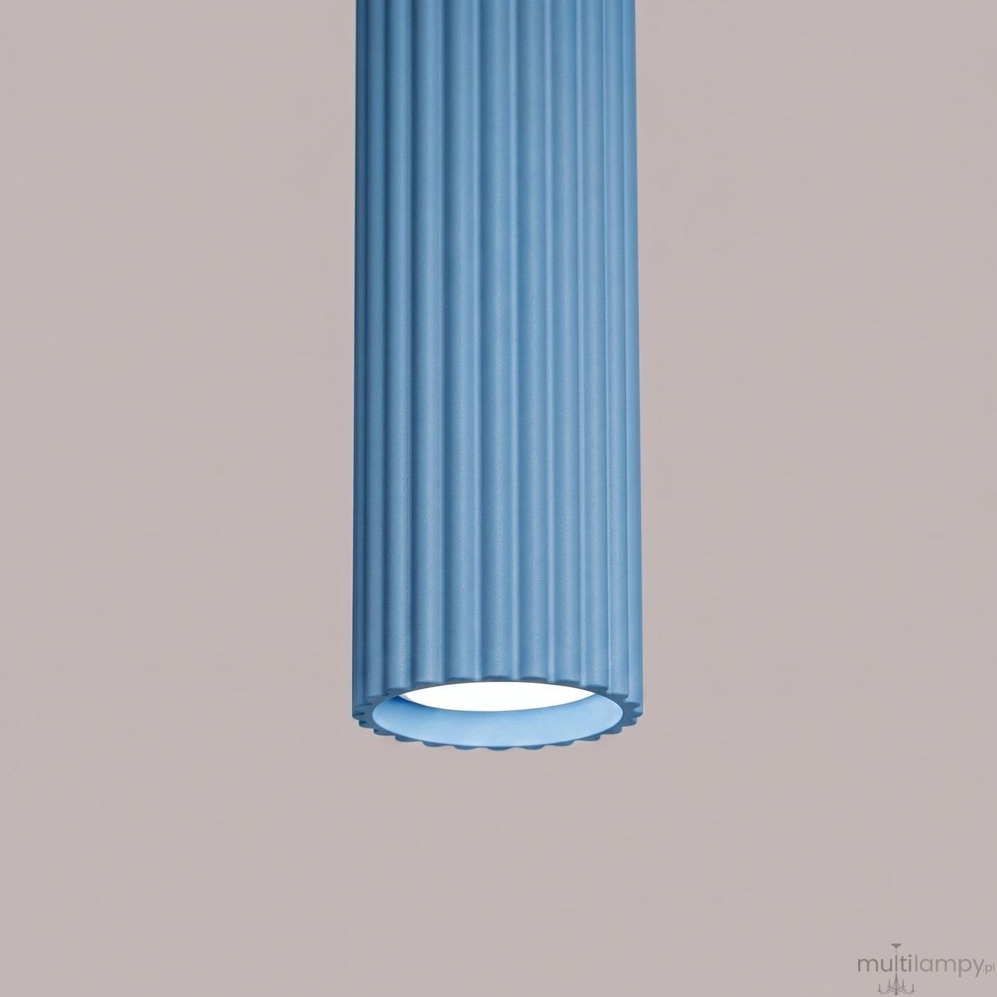 Karbon 1 lampa wisząca GU10 błękitna SL.2337