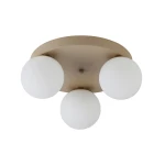 Bali lampa sufitowa 3xE27 beżowa złota
