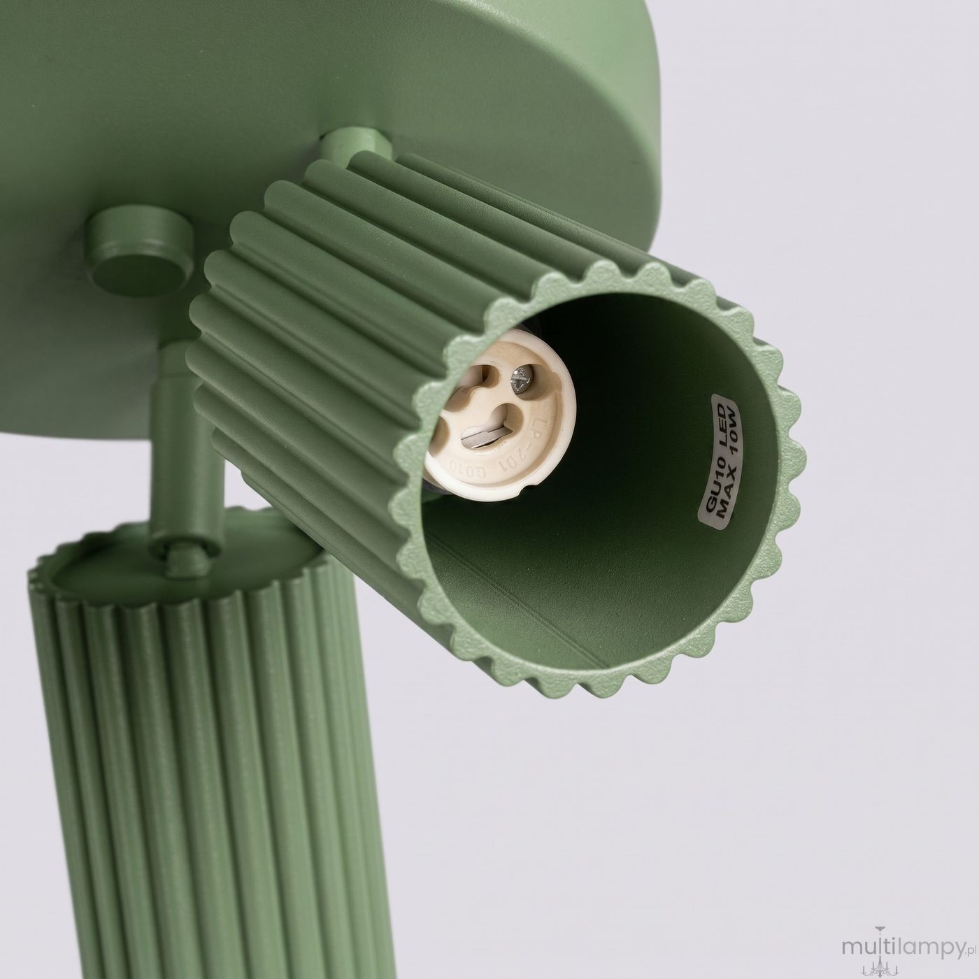 Karbon lampa sufitowa spot 3xGU10 szałwia SL.2353