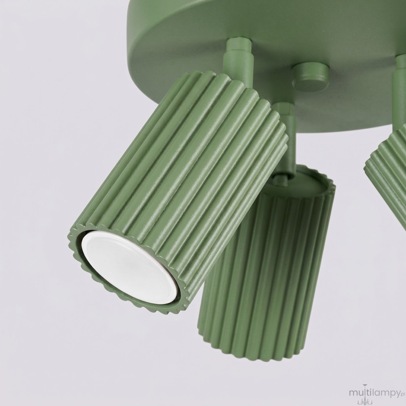 Karbon lampa sufitowa spot 3xGU10 szałwia SL.2353