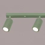 Karbon L lampa sufitowa spot 4xGU10 szałwia SL.2354
