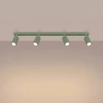 Karbon L lampa sufitowa spot 4xGU10 szałwia SL.2354