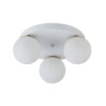 Bali lampa sufitowa 3xE27 biała złota