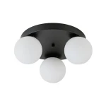 Bali lampa sufitowa 3xE27 czarna