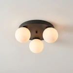 Bali lampa sufitowa 3xE27 czarna