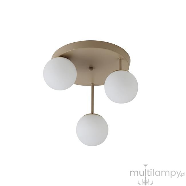 Bali 2 lampa sufitowa 3xE27 beżowa złota