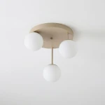 Bali 2 lampa sufitowa 3xE27 beżowa złota