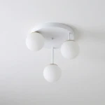 Bali 2 lampa sufitowa 3xE27 biała złota