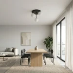 Bali 2 lampa sufitowa 3xE27 czarna