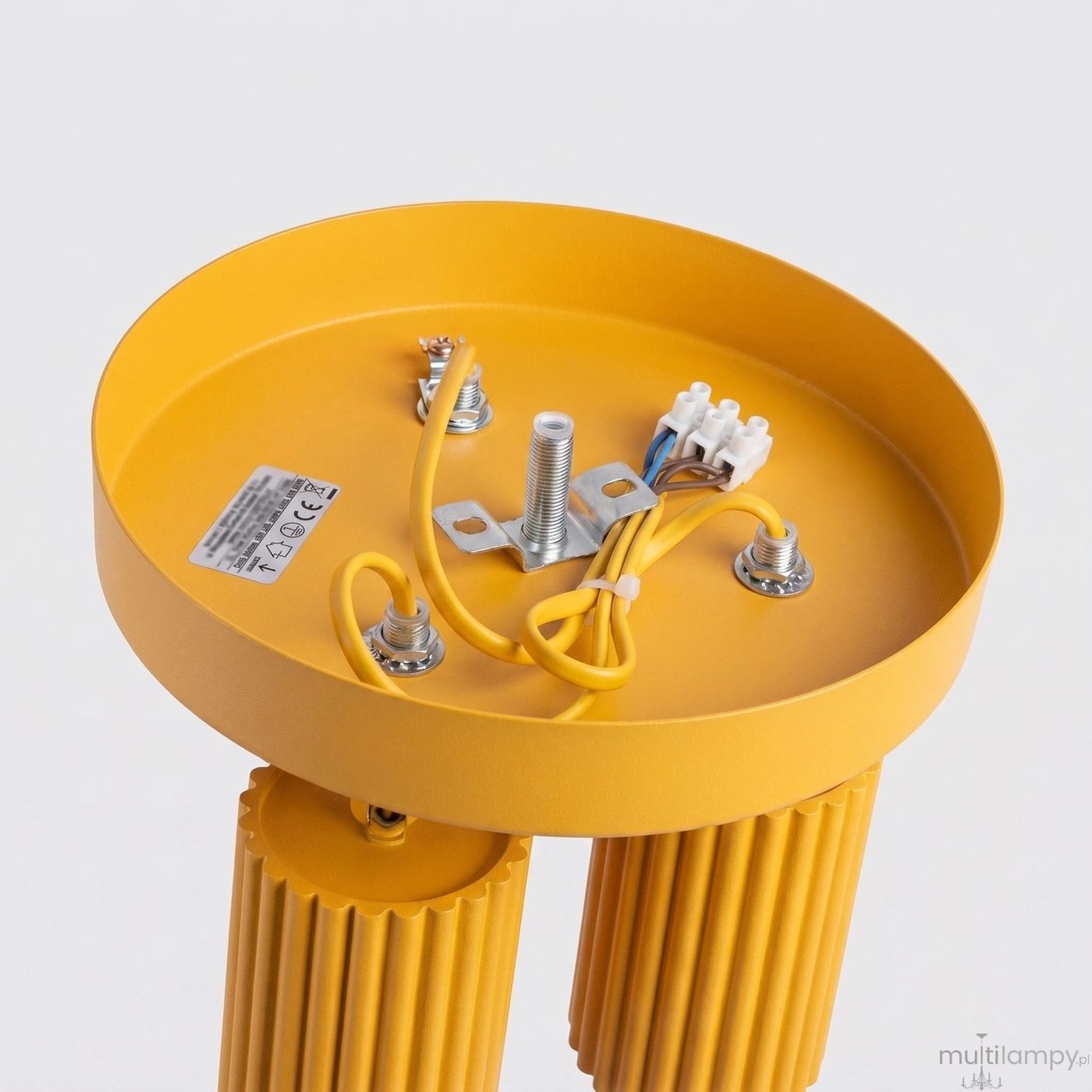 Karbon lampa sufitowa spot 3xGU10 żółta SL.2360