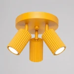 Karbon lampa sufitowa spot 3xGU10 żółta SL.2360