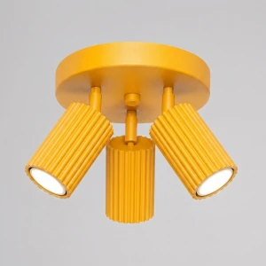 Karbon lampa sufitowa spot 3xGU10 żółta SL.2360
