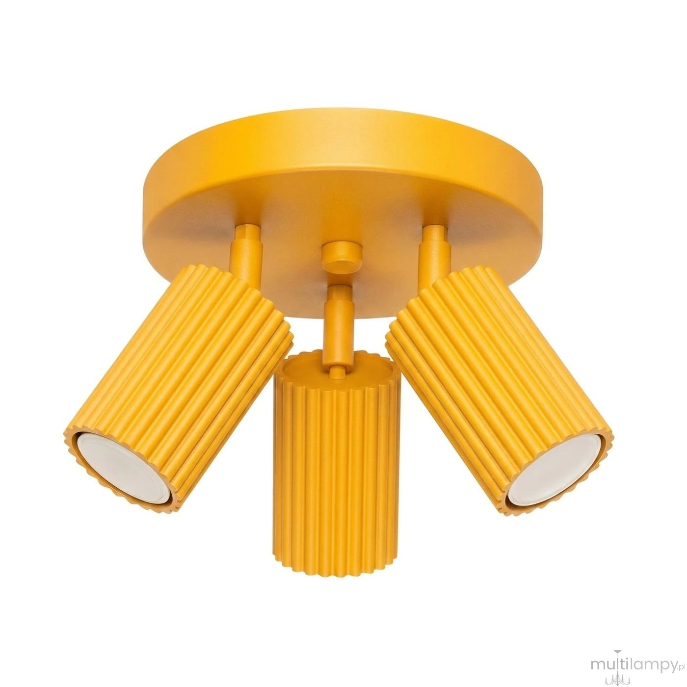 Karbon lampa sufitowa spot 3xGU10 żółta SL.2360