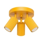 Karbon lampa sufitowa spot 3xGU10 żółta SL.2360