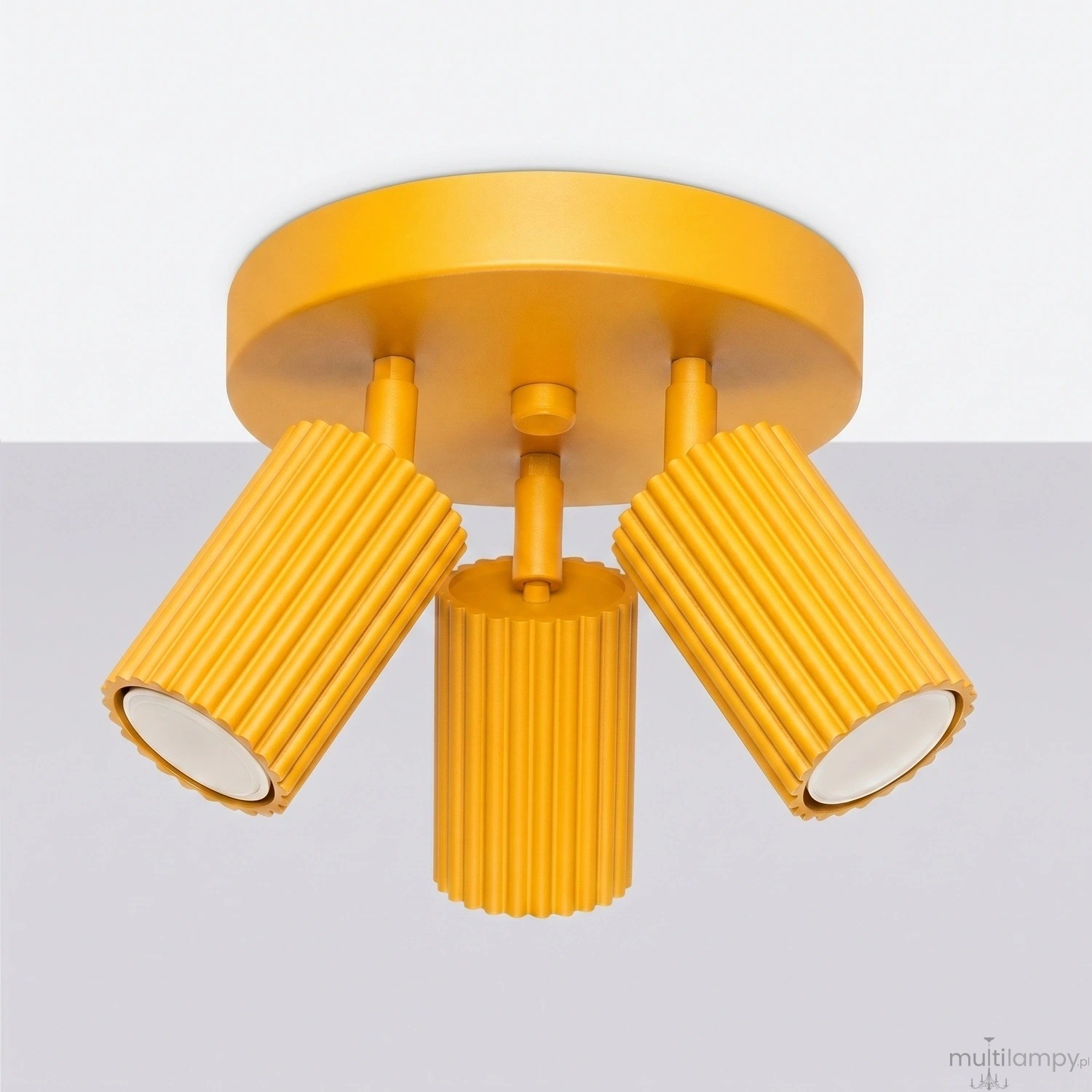 Karbon lampa sufitowa spot 3xGU10 żółta SL.2360