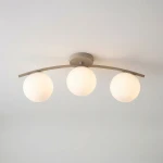 Bali 3 lampa sufitowa 3xE27 beżowa złota