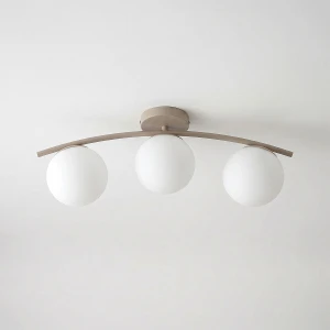 Bali 3 lampa sufitowa 3xE27 beżowa złota
