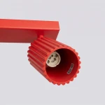 Karbon L lampa sufitowa spot 4xGU10 czerwona SL.2368