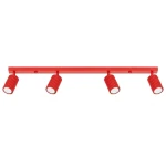 Karbon L lampa sufitowa spot 4xGU10 czerwona SL.2368