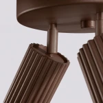 Karbon lampa sufitowa spot 3xGU10 brązowa SL.2374