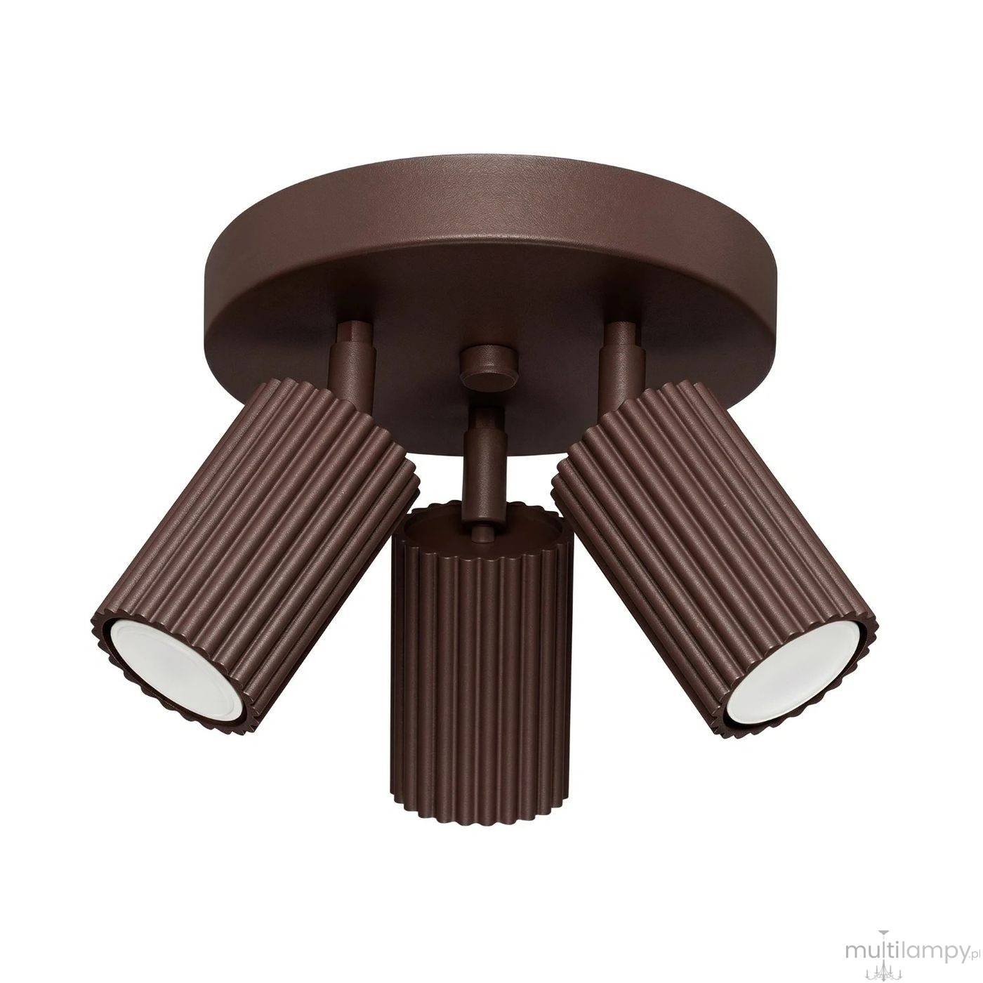 Karbon lampa sufitowa spot 3xGU10 brązowa SL.2374