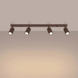 Karbon L lampa sufitowa spot 4xGU10 brązowa SL.2375