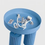 Karbon lampa sufitowa spot 3xGU10 błękitna SL.2381