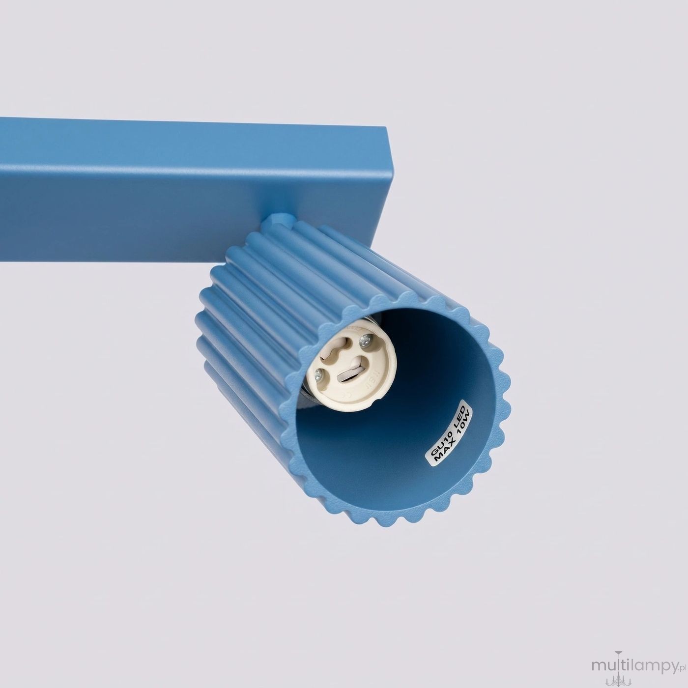 Karbon L lampa sufitowa spot 4xGU10 błękitna SL.2382