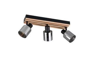 Travia lampa sufitowa spot 3xE14 czarna R86533032