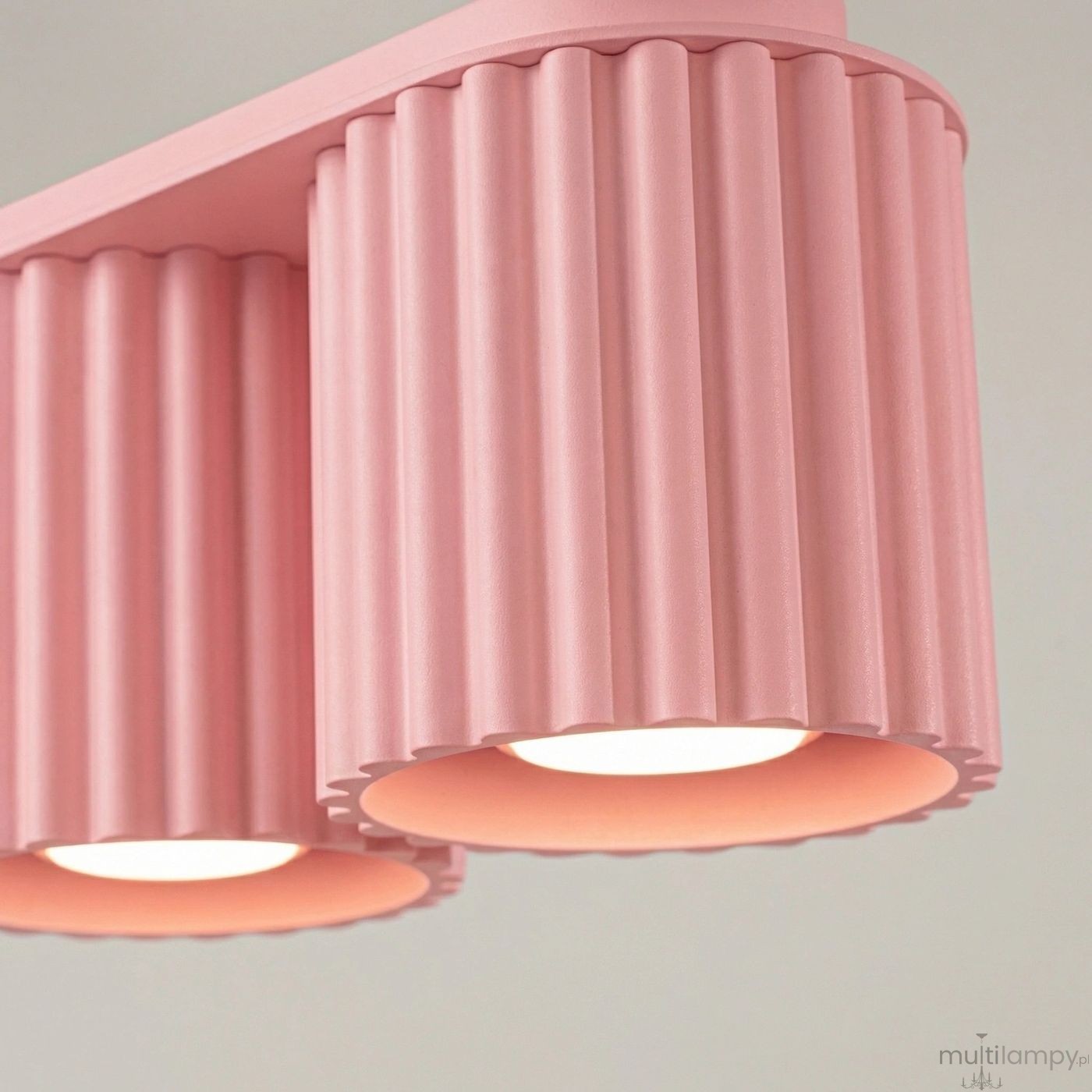 Aura lampa sufitowa 2xGU10 różowa SL.2404