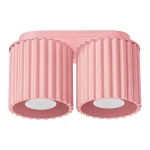Aura lampa sufitowa 2xGU10 różowa SL.2404