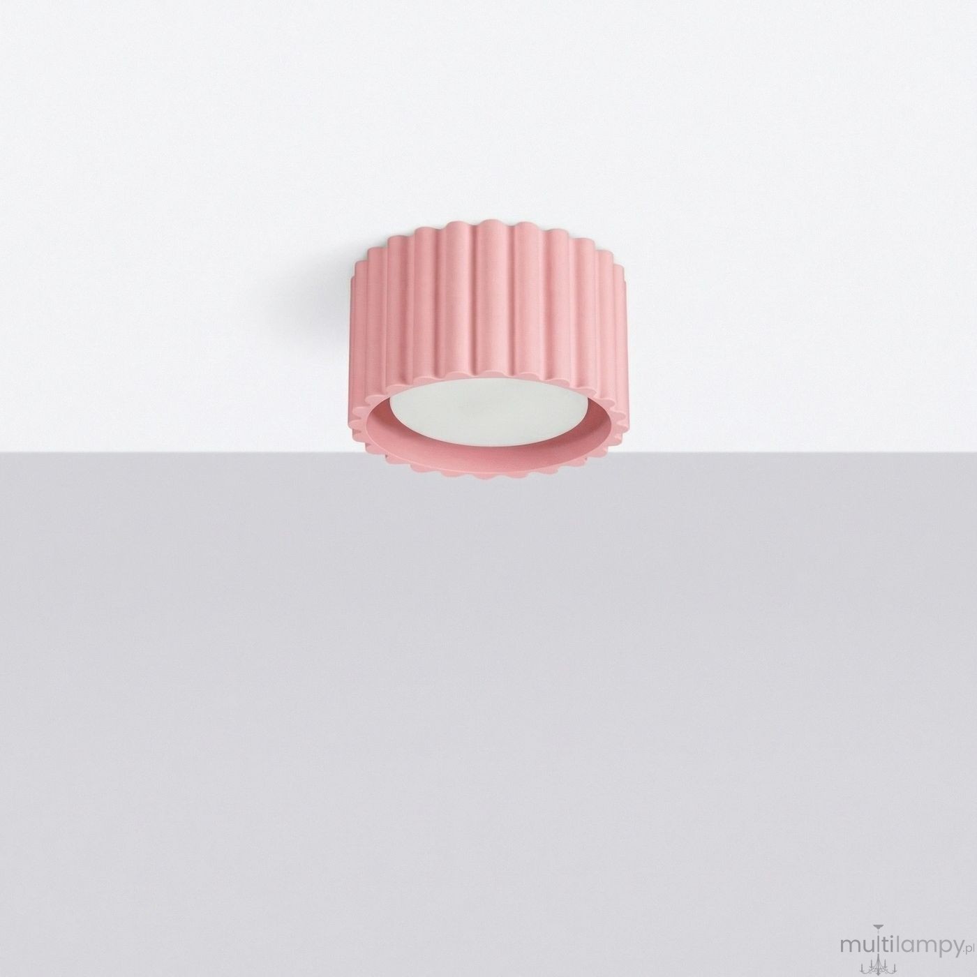 Aura lampa sufitowa GX53 różowa SL.2406