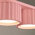 Aura lampa sufitowa 2xGX53 różowa SL.2407