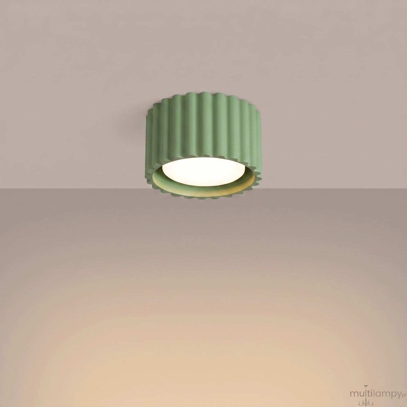 Aura lampa sufitowa GX53 szałwia SL.2411