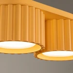 Aura lampa sufitowa 2xGX53 żółta SL.2417