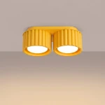 Aura lampa sufitowa 2xGX53 żółta SL.2417