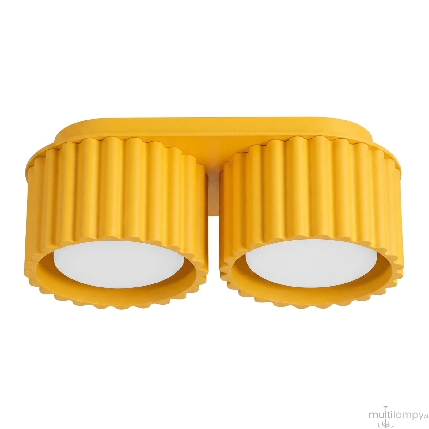 Aura lampa sufitowa 2xGX53 żółta SL.2417