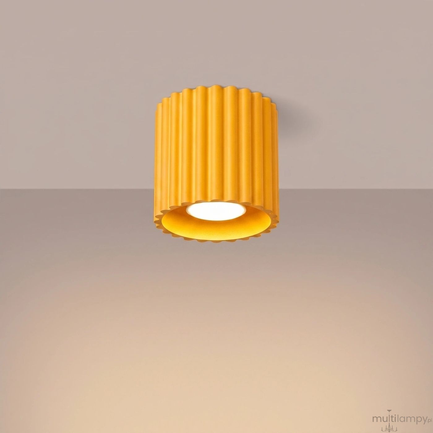 Aura lampa sufitowa GU10 żółta SL.2413