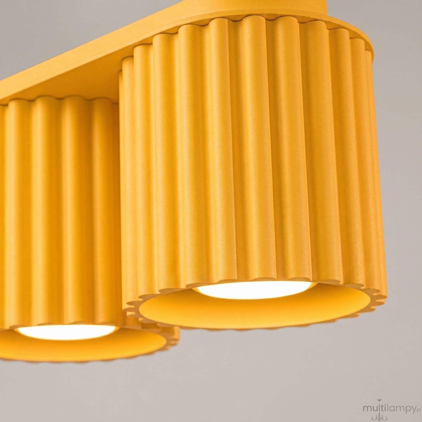 Aura lampa sufitowa 2xGU10 żółta SL.2414