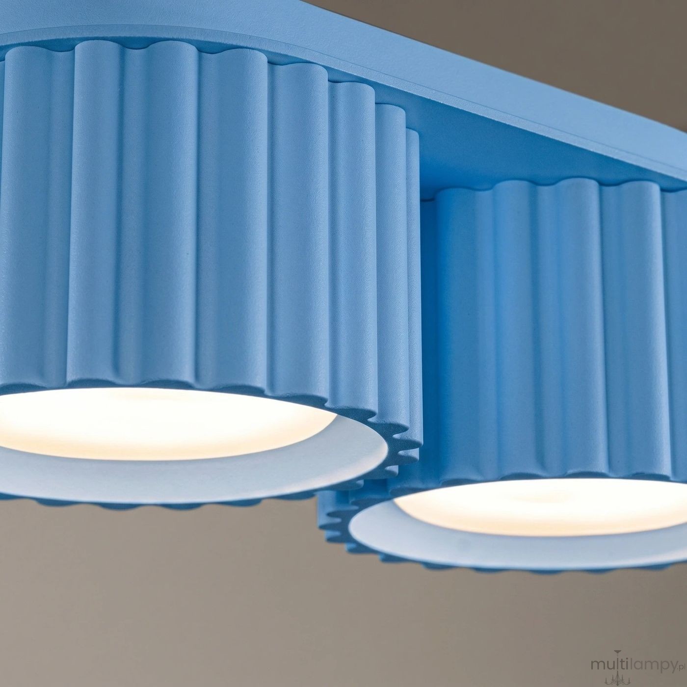 Aura lampa sufitowa 2xGX53 błękitna SL.2432