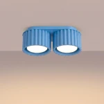 Aura lampa sufitowa 2xGX53 błękitna SL.2432
