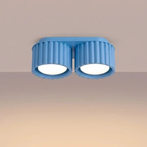 Aura lampa sufitowa 2xGX53 błękitna SL.2432