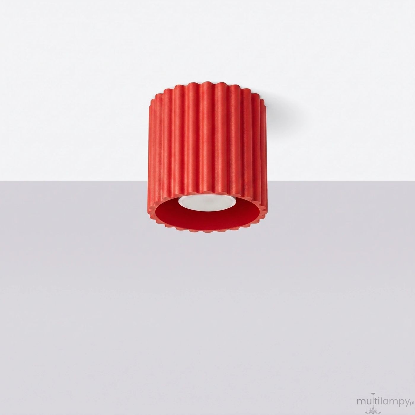 Aura lampa sufitowa GU10 czerwona SL.2418