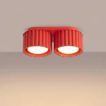 Aura lampa sufitowa 2xGX53 czerwona SL.2422