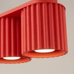 Aura lampa sufitowa 2xGU10 czerwona SL.2419