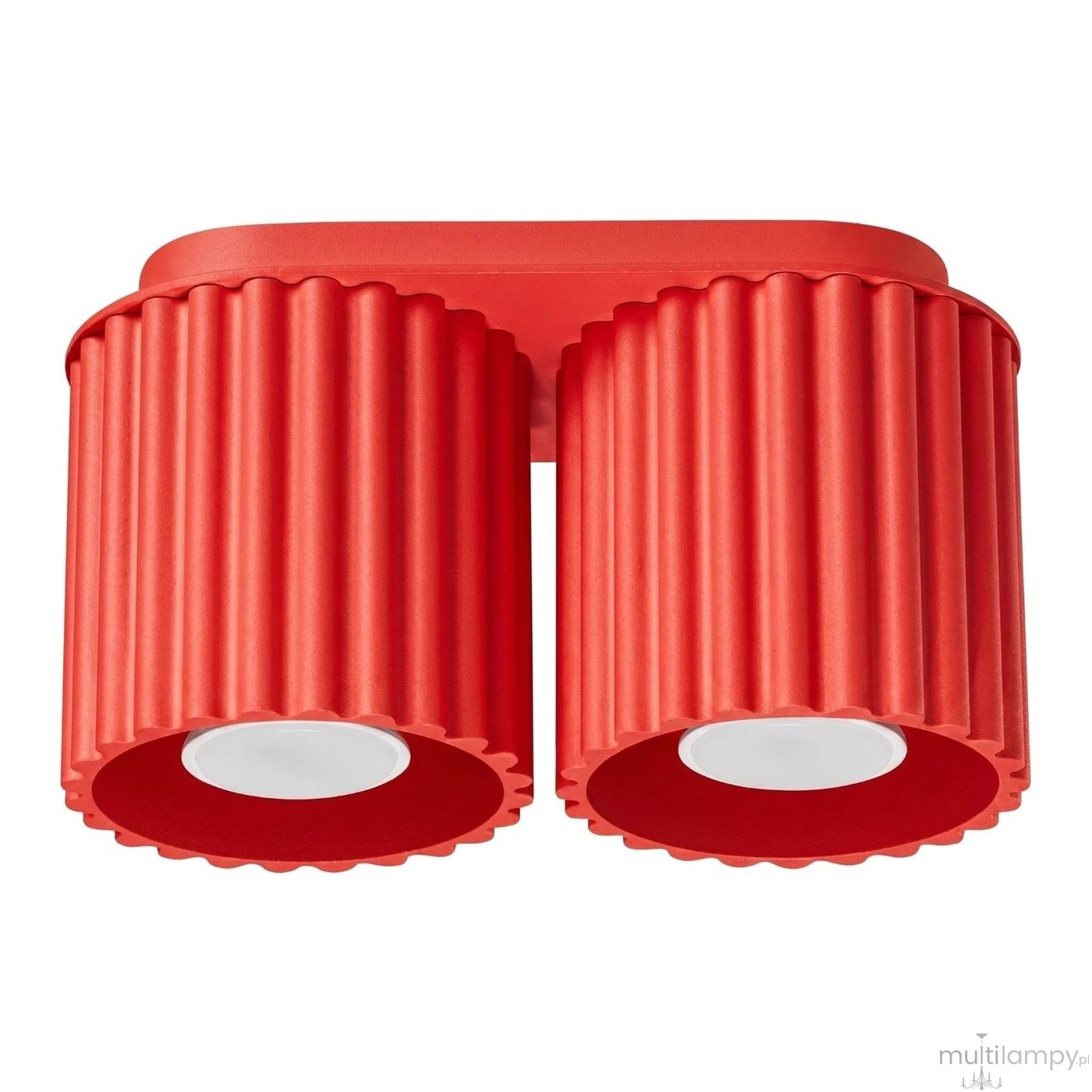 Aura lampa sufitowa 2xGU10 czerwona SL.2419