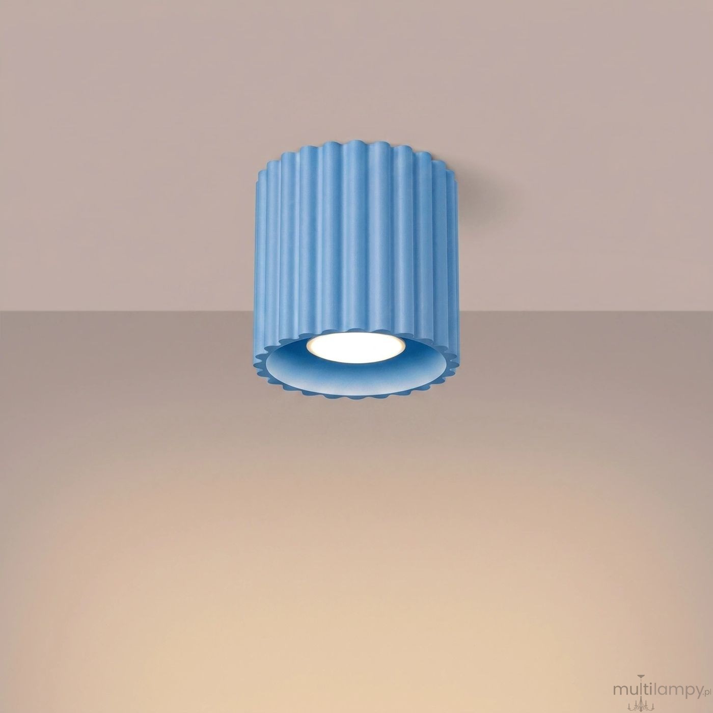 Aura lampa sufitowa GU10 błękitna SL.2428